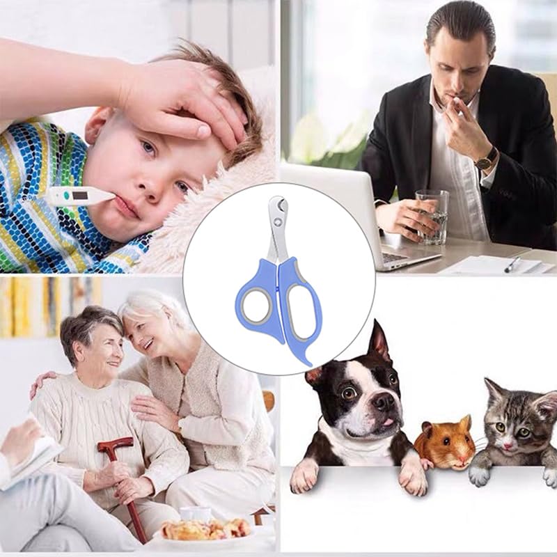 قصافة اظافر الحيوانات الاليفة بتصميم مخلب للقطط والقطط لتقليم اظافر الحيوانات الاليفة الاحترافية الافضل للقطط والجراء والارانب والقطط الصغيرة والكلاب الصغيرة، حادة وامنة