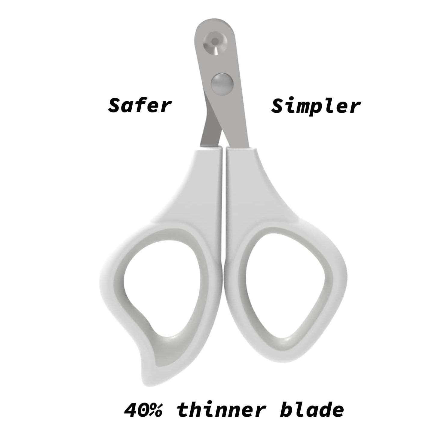 قصافة اظافر القطط من اكس سبرينج، قصافة مخالب الحيوانات الاليفة من الستانلس ستيل سهلة الاستخدام، قصافة مخالب دائرية امنة لقص مخالب القطط، قصافة اظافر الحيوانات الاليفة المتينة للقطط الصغيرة والقطط