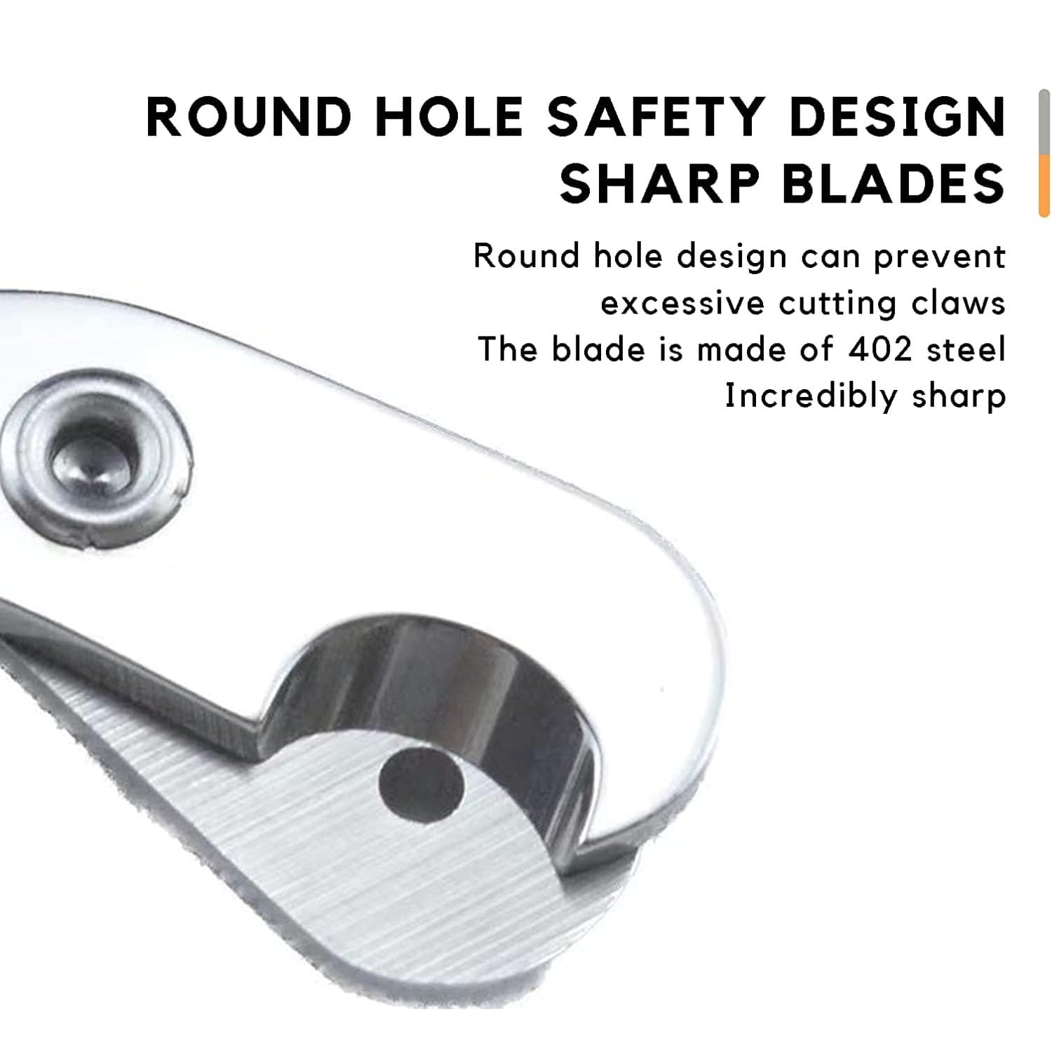 قصافة اظافر القطط من اكس سبرينج، قصافة مخالب الحيوانات الاليفة من الستانلس ستيل سهلة الاستخدام، قصافة مخالب دائرية امنة لقص مخالب القطط، قصافة اظافر الحيوانات الاليفة المتينة للقطط الصغيرة والقطط