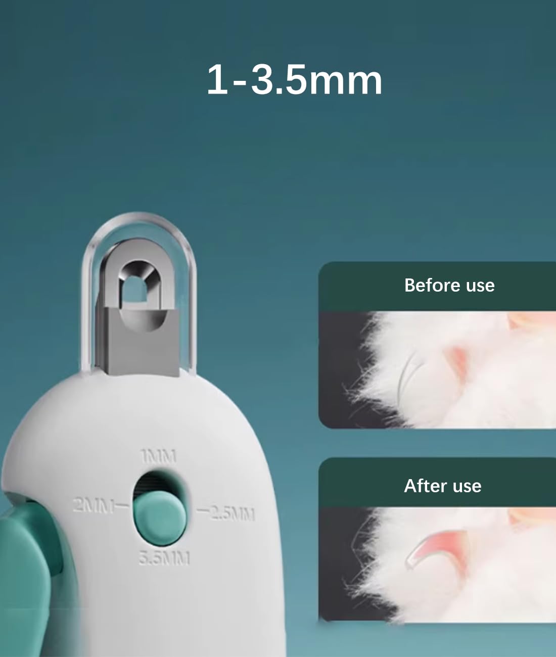 قصافة اظافر دائرية قابلة للتعديل للقطط