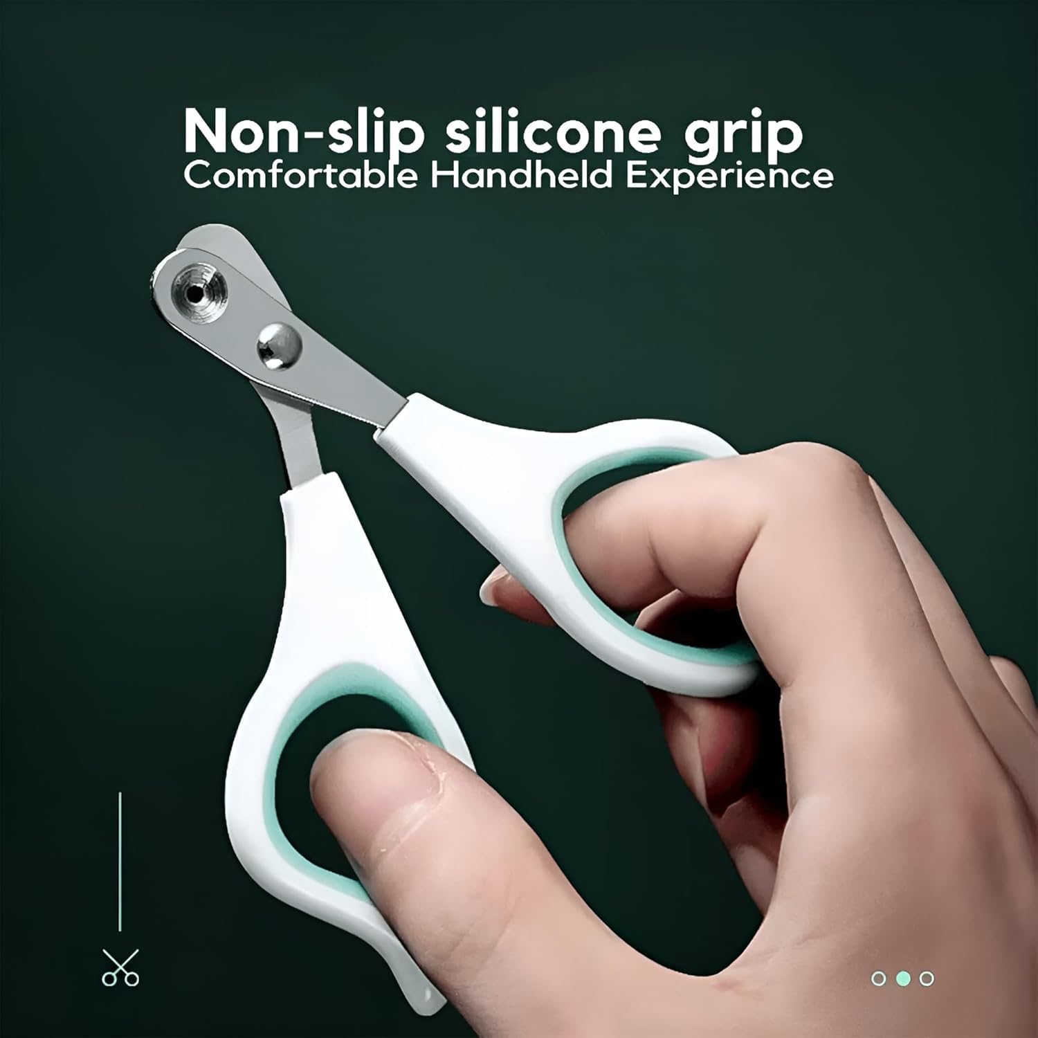 قصافة اظافر للقطط من ابوتو، اداة تشذيب احترافية لمخالب القطط مع واقي امان 2 ملم، اداة قص اظافر لطيفة للقطط والقطط البالغة، مثالية للحيوانات الاليفة والقطط العنيدة في الاماكن المغلقة