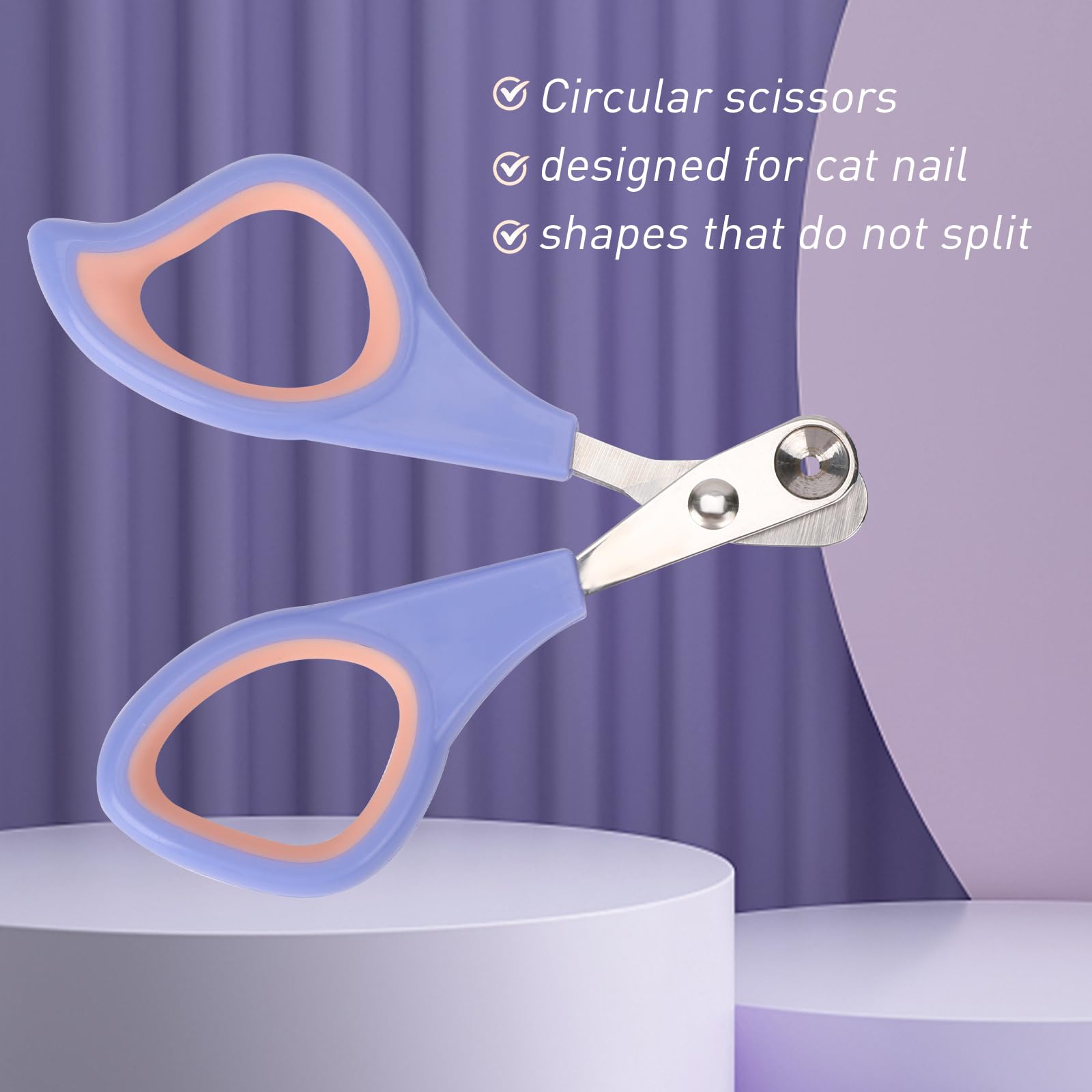 قصافة وتشذيب اظافر القطط من كاليون مخالب احترافية دائرية لقص لتجنب القطع الزائد اداة تشذيب الحيوانات الاليفة للقطط
