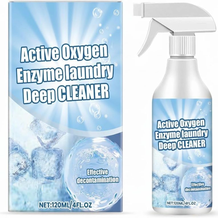 كاستويف مزيل بقع الغسيل 120 مل، مزيل بقع الملابس بالانزيم النشط، مزيل بقع زيت الملابس، منظف البقع العنيدة