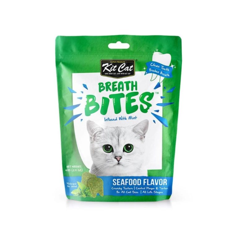 كت كات بريث بايتس نعناع مكمل غذائي بالمأكولات البحرية 60غ