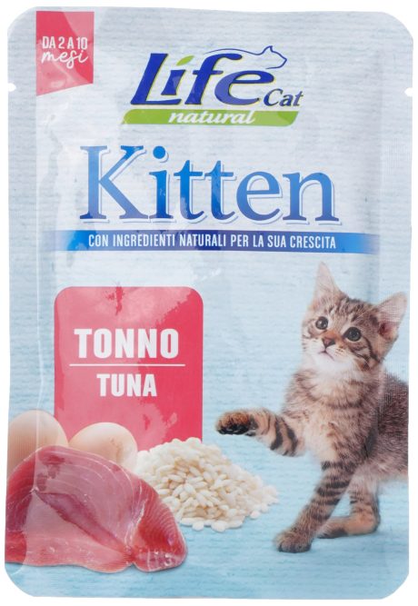 كيس تونة للقطط من لايف كات بوزن 70 جرام، طفل