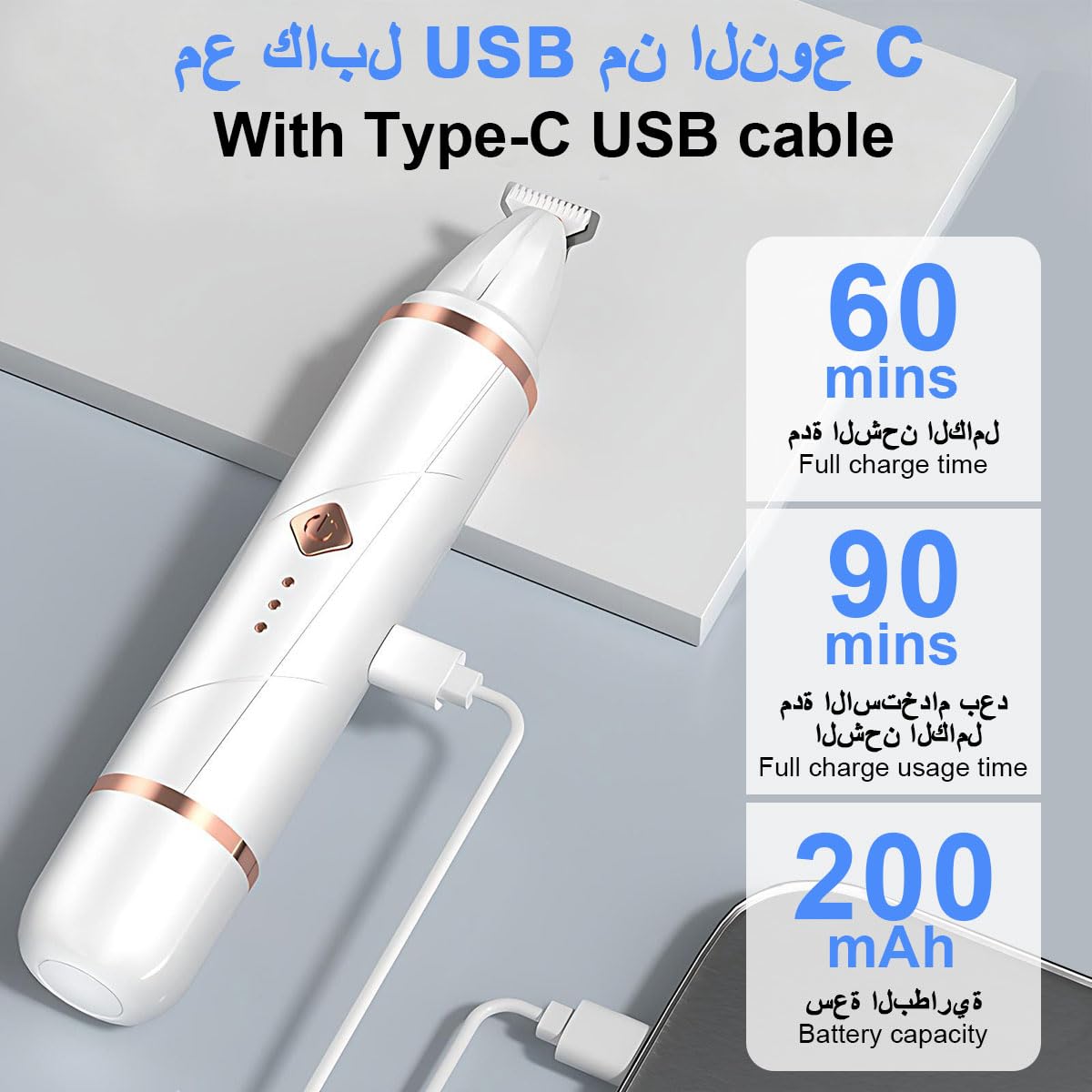 مبرد أظافر كلاب كهربائي، ماكينة قص شعر لحيوانات أليفة، أداة تشذيب للقطط مع ضوء LED، هادئة لاسلكية قابلة لإعادة الشحن للعناية بمخالب الكفوف وتنعيمها بدون ألم لكلاب وجراء وقطط صغيرة من جلوك لوز