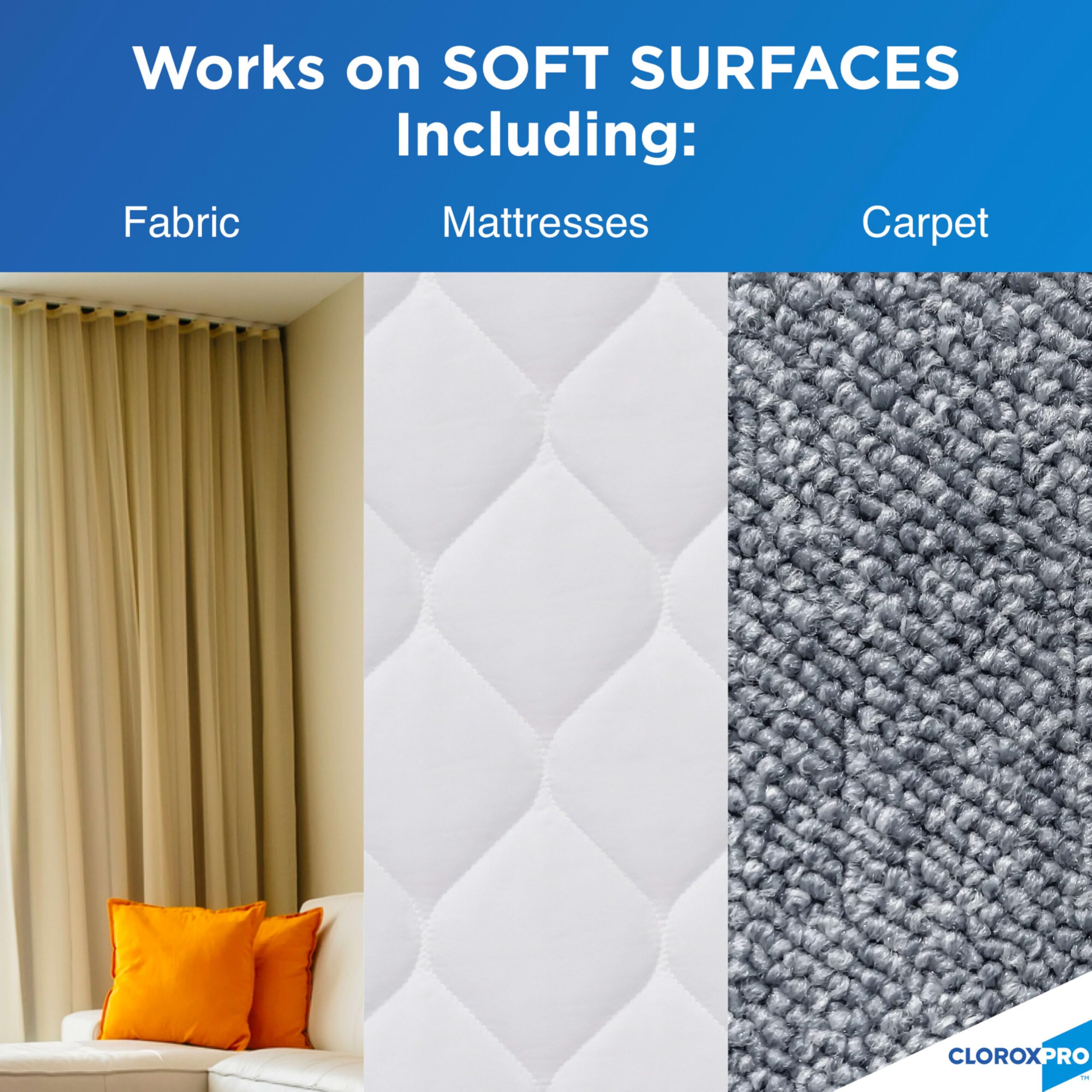 مزيل بول كلوركس برو للبقع والروائح الكريهة، تنظيف الرعاية الصحية والتنظيف الصناعي، زجاجة سحب علوية 32 اونصة - 31415