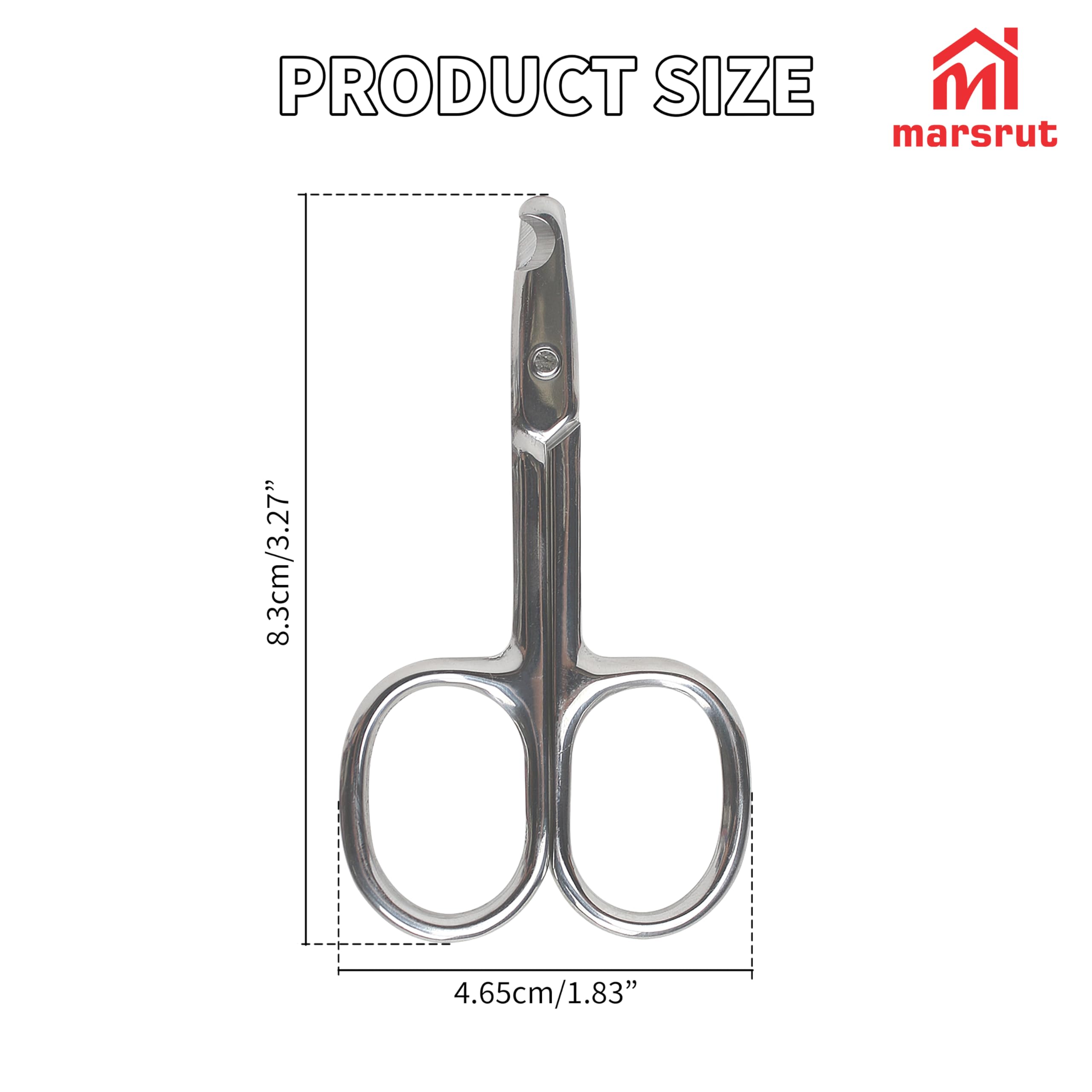 مقص اظافر للكلاب والقطط مقاس 3.2 انش للحيوانات الصغيرة، شفرات حادة، قصافة مخلبية من الستانلس ستيل الالماني، فتحة اصابع كبيرة شديدة التحمل، سهلة الامساك للقطط والجراء والهامستر