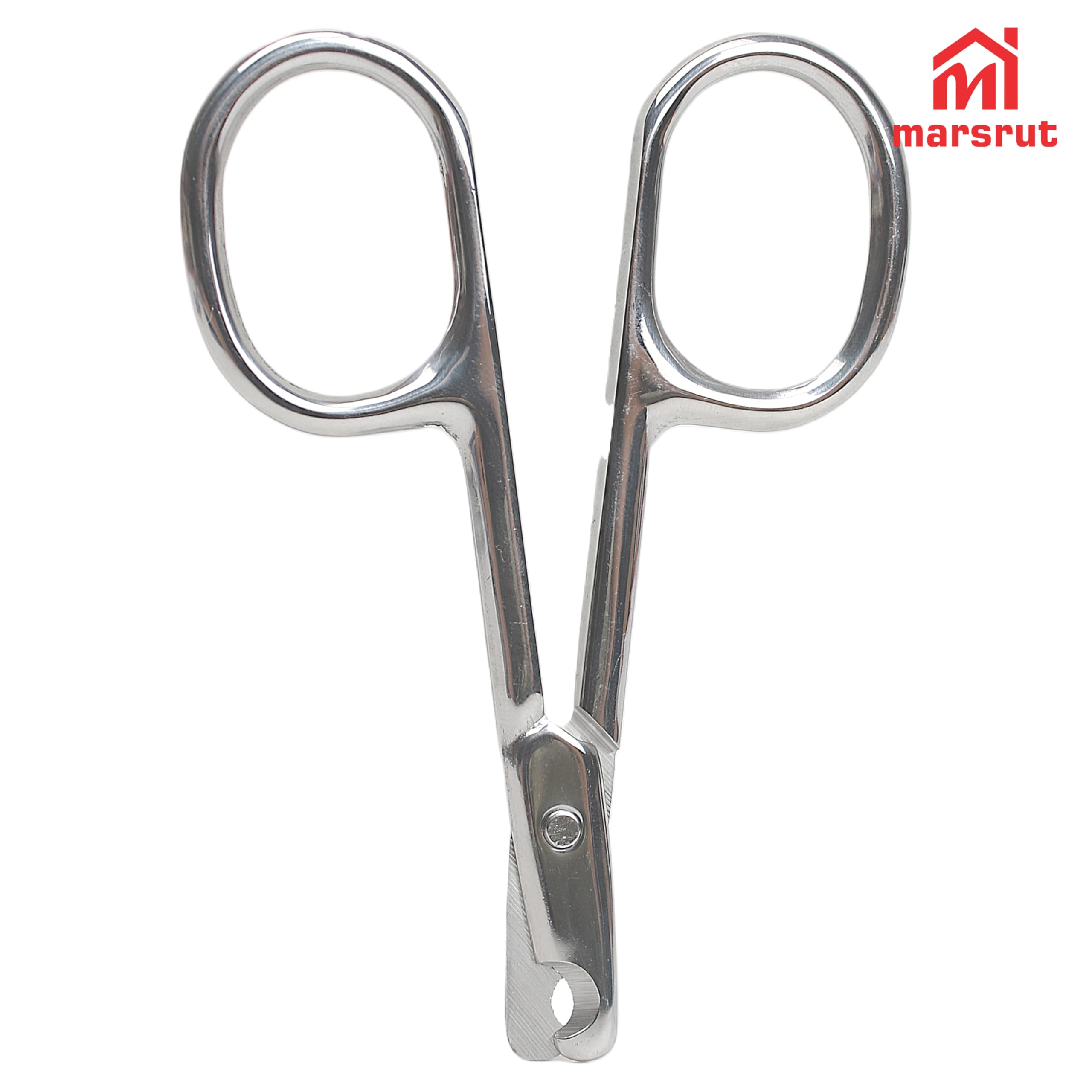 مقص اظافر للكلاب والقطط مقاس 3.2 انش للحيوانات الصغيرة، شفرات حادة، قصافة مخلبية من الستانلس ستيل الالماني، فتحة اصابع كبيرة شديدة التحمل، سهلة الامساك للقطط والجراء والهامستر