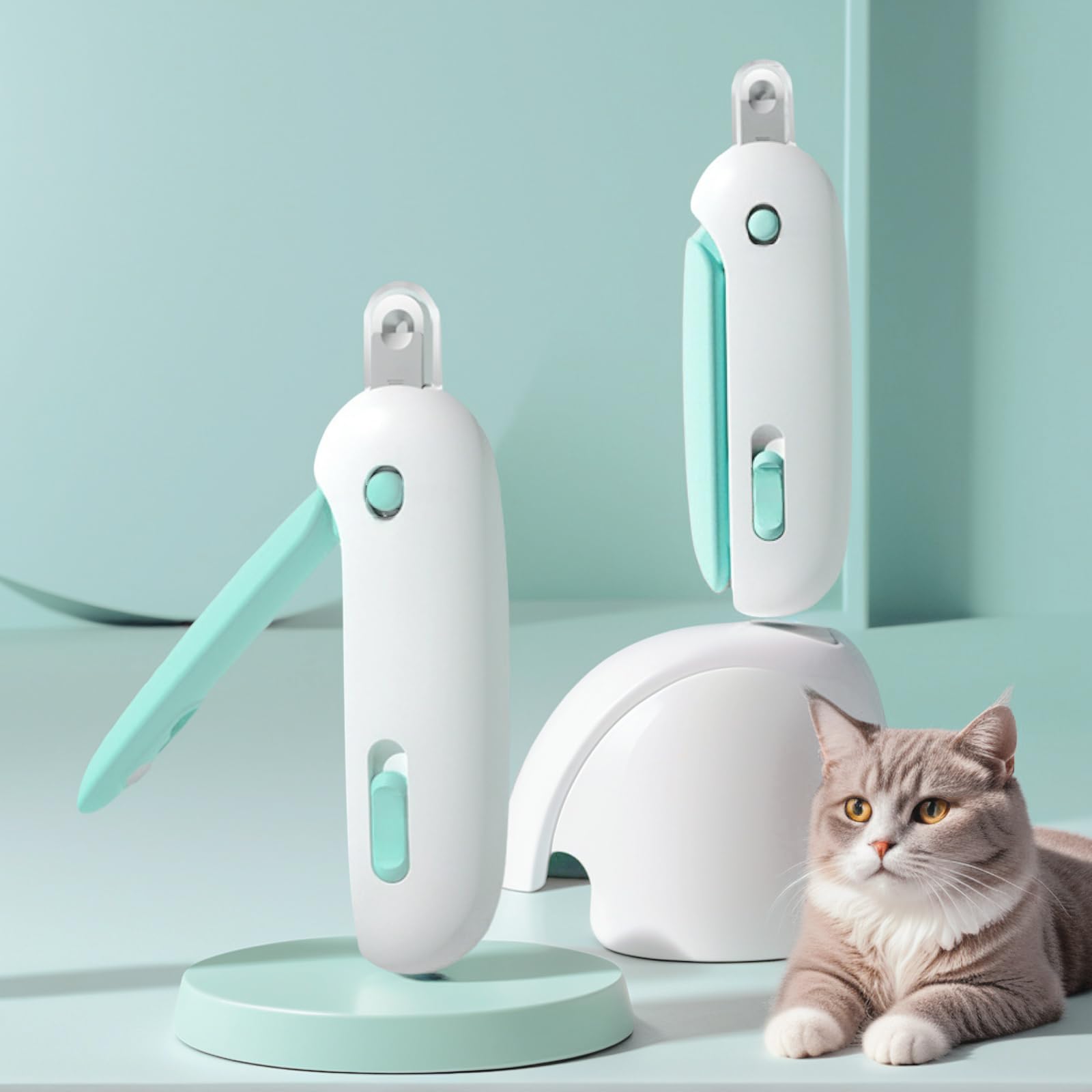 مقص اظافر يدوي للحيوانات الاليفة بمقبض مريح امن وحاد وغير كهربائي للكلاب والقطط