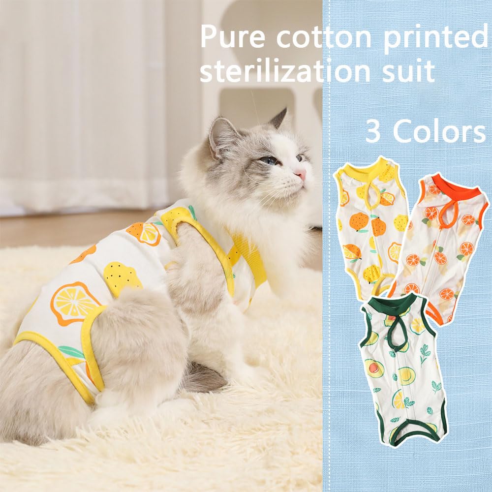 ملابس الحيوانات الأليفة الصيفية للقطط من القطن الخالص، رقيقة، ملائمة مغلقة