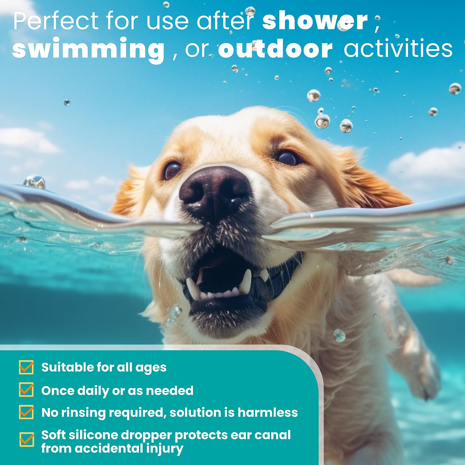 مناديل مبللة لتنظيف الاذن والاصابع من ميدوويدو، 60 قطعة، منظف اذن الكلب، مجموعة العناية بالكلاب والقطط، وسادات تنظيف العين ناعمة وسهلة، تزيل الشمع والاوساخ وتمنع الروائح الكريهة والحكة وغير المهيجة