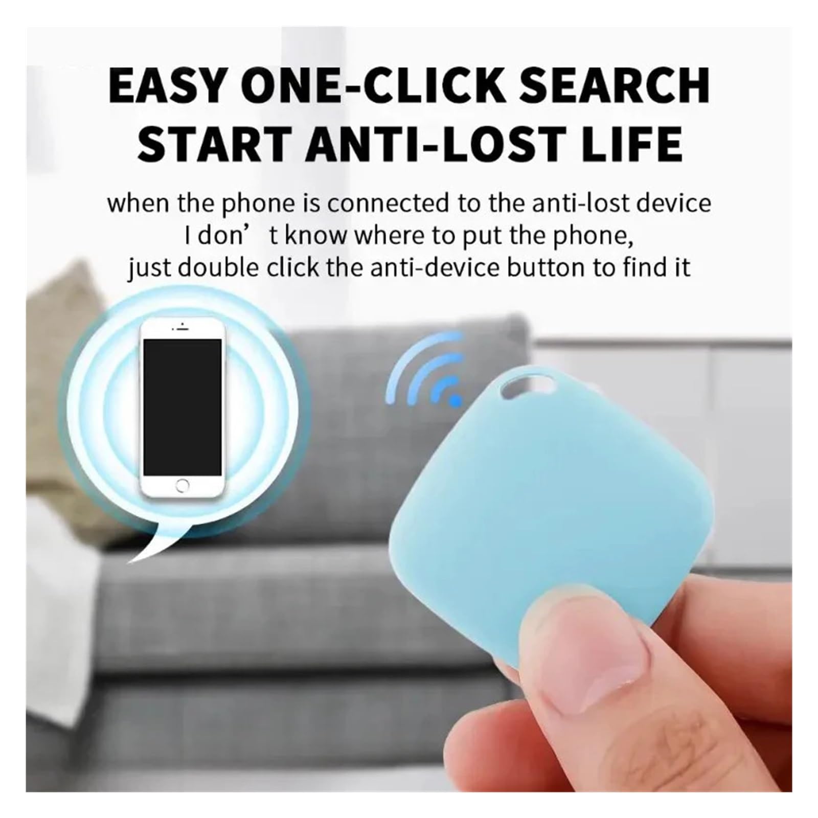 جهاز تتبع صغير بنظام تحديد المواقع GPS 5.0 مضاد للضياع، جهاز مربع للحيوانات الاليفة والقطط والحيوانات الاليفة والاطفال، محفظة مضادة للضياع، جهاز تتبع ذكي لتحديد المواقع (بينك)