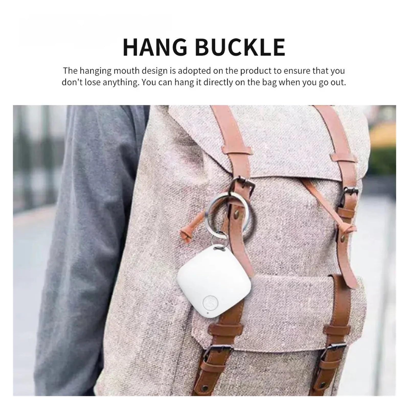 جهاز تتبع صغير بنظام تحديد المواقع GPS 5.0 مضاد للضياع، جهاز مربع للحيوانات الاليفة والقطط والحيوانات الاليفة والاطفال، محفظة مضادة للضياع، جهاز تتبع ذكي لتحديد المواقع (بينك)