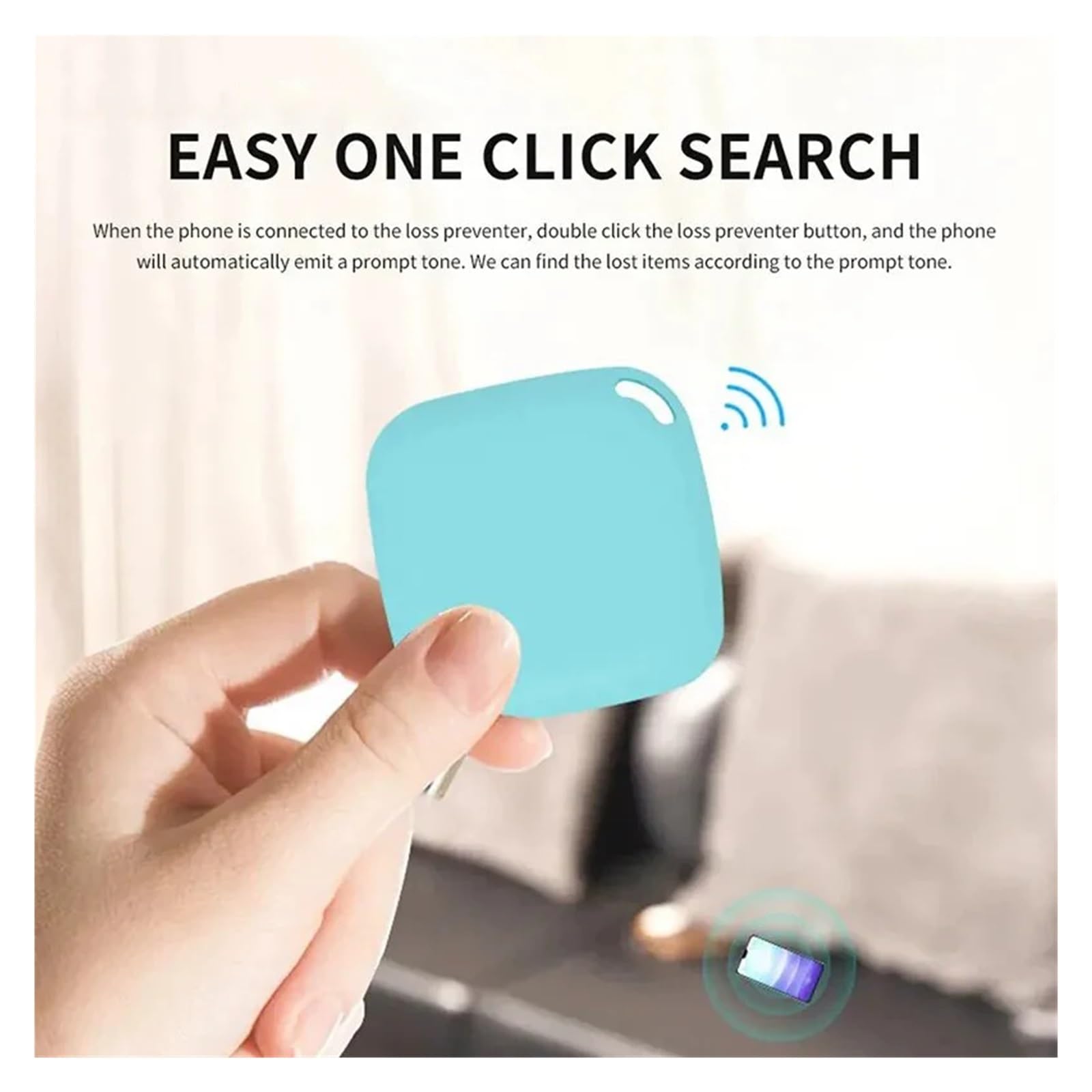 جهاز تتبع صغير بنظام تحديد المواقع GPS 5.0 مضاد للضياع، جهاز مربع للحيوانات الاليفة والقطط والحيوانات الاليفة والاطفال، محفظة مضادة للضياع، جهاز تتبع ذكي لتحديد المواقع (بينك)