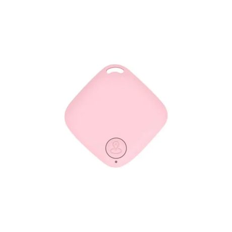 جهاز تتبع صغير بنظام تحديد المواقع GPS 5.0 مضاد للضياع، جهاز مربع للحيوانات الاليفة والقطط والحيوانات الاليفة والاطفال، محفظة مضادة للضياع، جهاز تتبع ذكي لتحديد المواقع (بينك)