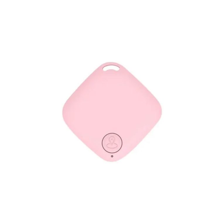 جهاز تتبع صغير بنظام تحديد المواقع GPS 5.0 مضاد للضياع، جهاز مربع للحيوانات الاليفة والقطط والحيوانات الاليفة والاطفال، محفظة مضادة للضياع، جهاز تتبع ذكي لتحديد المواقع (بينك)