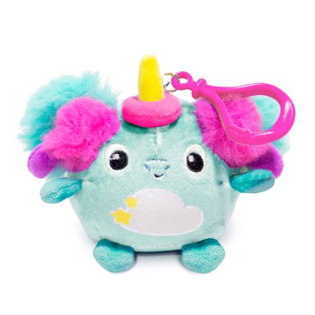 سلسلة مفاتيح من سكويش بيتس - لعبة ميلو مخملية ناعمة على شكل قطة في حلقة مفاتيح 6 سم