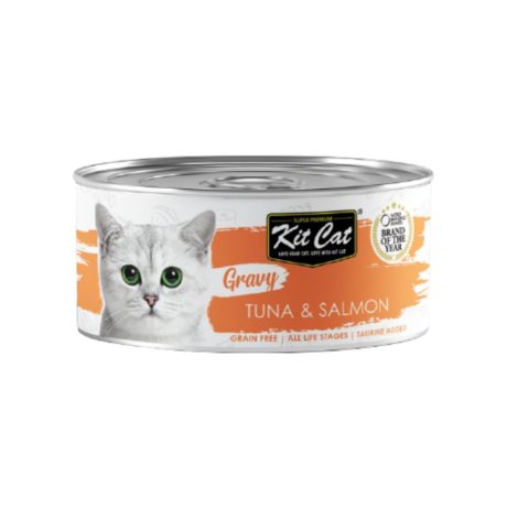 كت كات جرايفي معلبات تونا والسالمون بالمرق 70غ