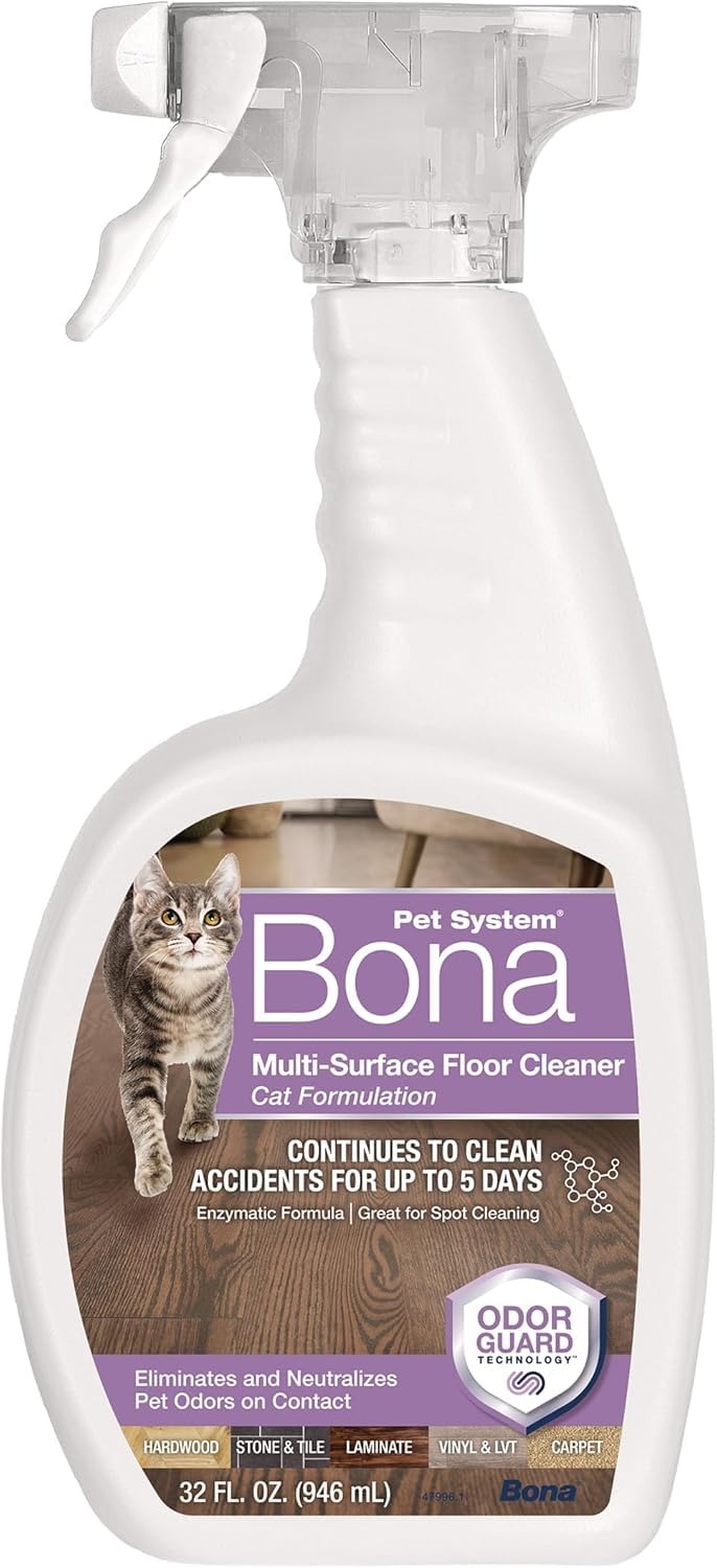 بونا منظف الارضيات متعدد الاسطح للقطط؛ 32 اونصة