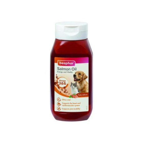 زيت سلمون للقطط والكلاب من بيفار، 425 مل