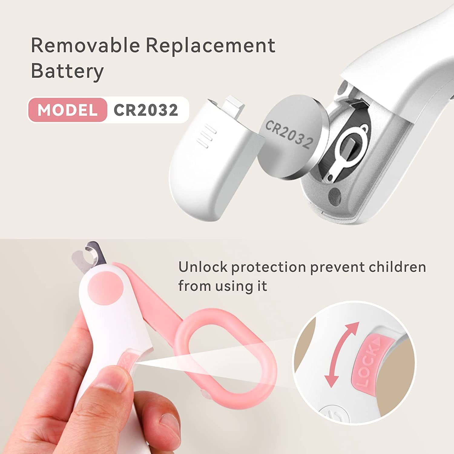 مقص صغير لاظافر الحيوانات الاليفة قصافة اظافر مزودة بضوء LED لتشذيب القطط لتجنب القص الزائد مناسبة للهررة والارانب والطيور والحيوانات الصغيرة الاخرى تجميل من فيسمول