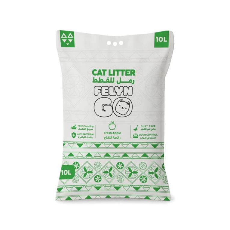 رمل فضلات القطط جو من فيلين، تفاح، 10 لتر، كل مراحل الحياة