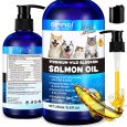 زيت سمك السلمون للكلاب والقطط المشبع بالأوميجا 3