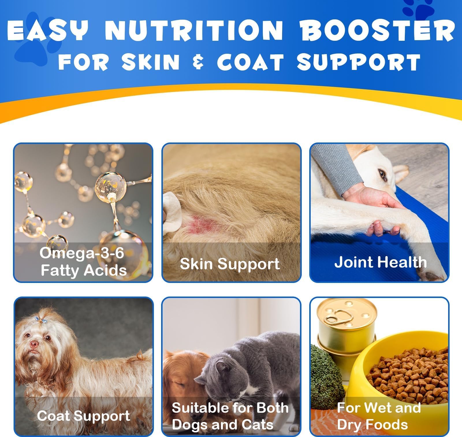 زيت سمك السلمون للكلاب والقطط المشبع بالأوميجا 3