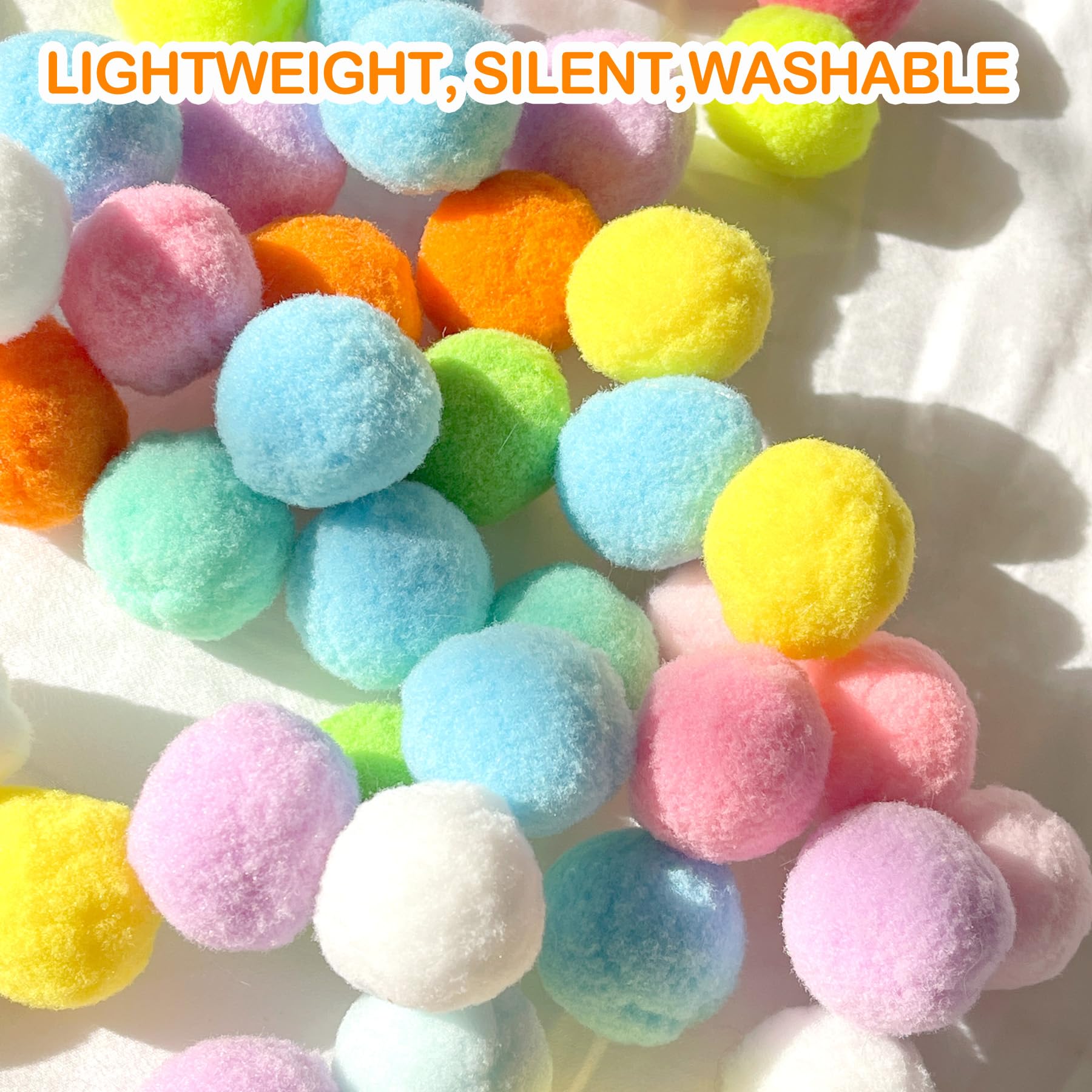 لعبة قاذف كرات القطط، 31 قطعة، لعبة كرات القطط، 30 قطعة من الكرات الزغبية القطيفة للقطط مع مسدس واحد، ألعاب قطط تفاعلية مضحكة للقطط البالغة بالملل، ألعاب قطط لطيفة